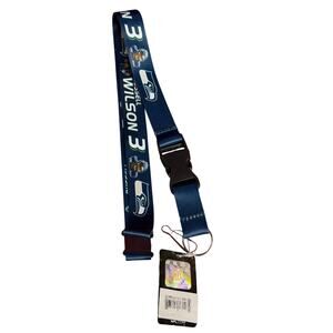 Seattle Seahawks Russel Wilson breakaway lanyard